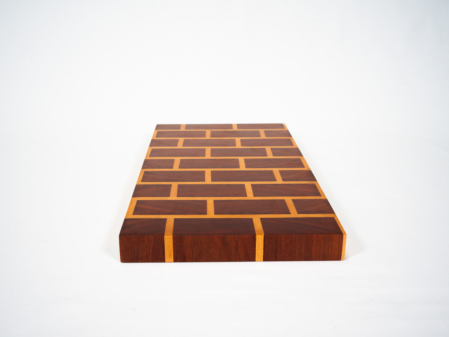 Brick Pattern - Long End Grain Chopping Board