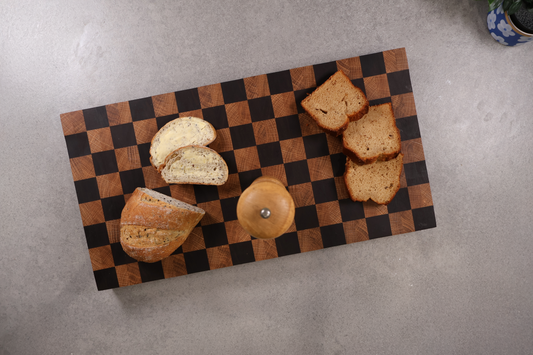 Checker Pattern - large End Grain Chopping Board