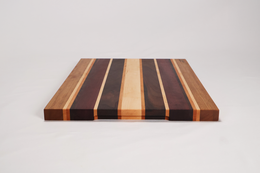 Purple Ivory Striped Cheese Board
