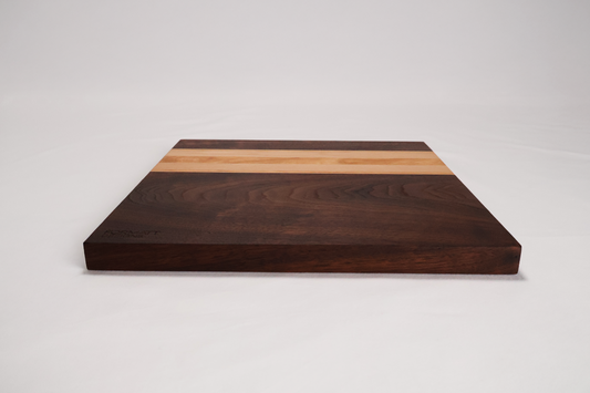 Cheese board - Square Cherry Stripe