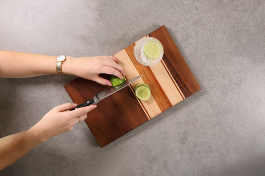 Cheese board - Cherry stripe