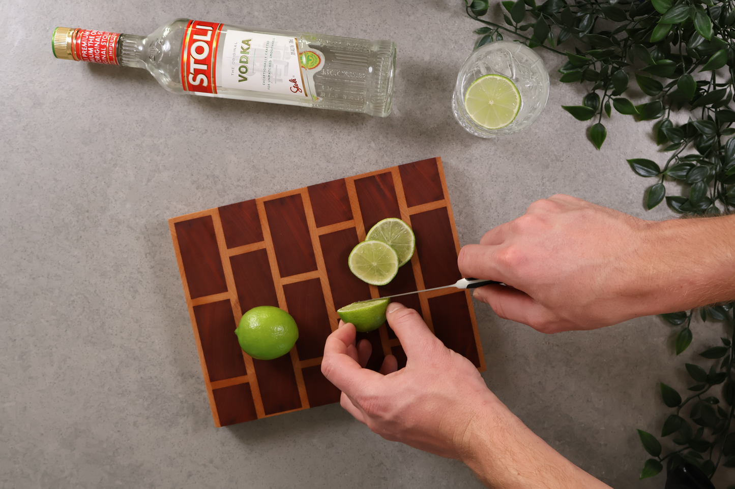 Brick Pattern - Small End Grain Chopping Board