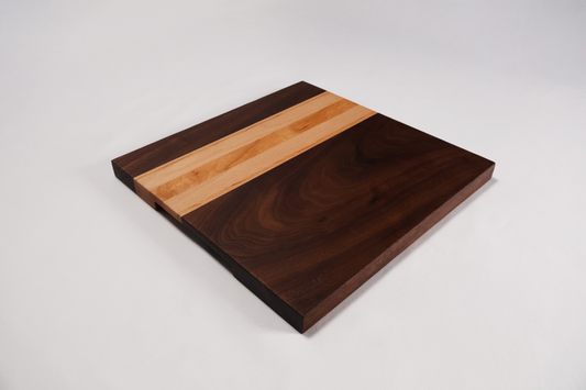 Cheese board - Square Cherry Stripe
