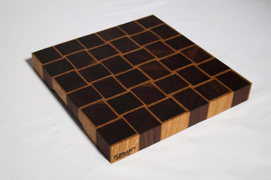 Walnut Basket Weave - Square