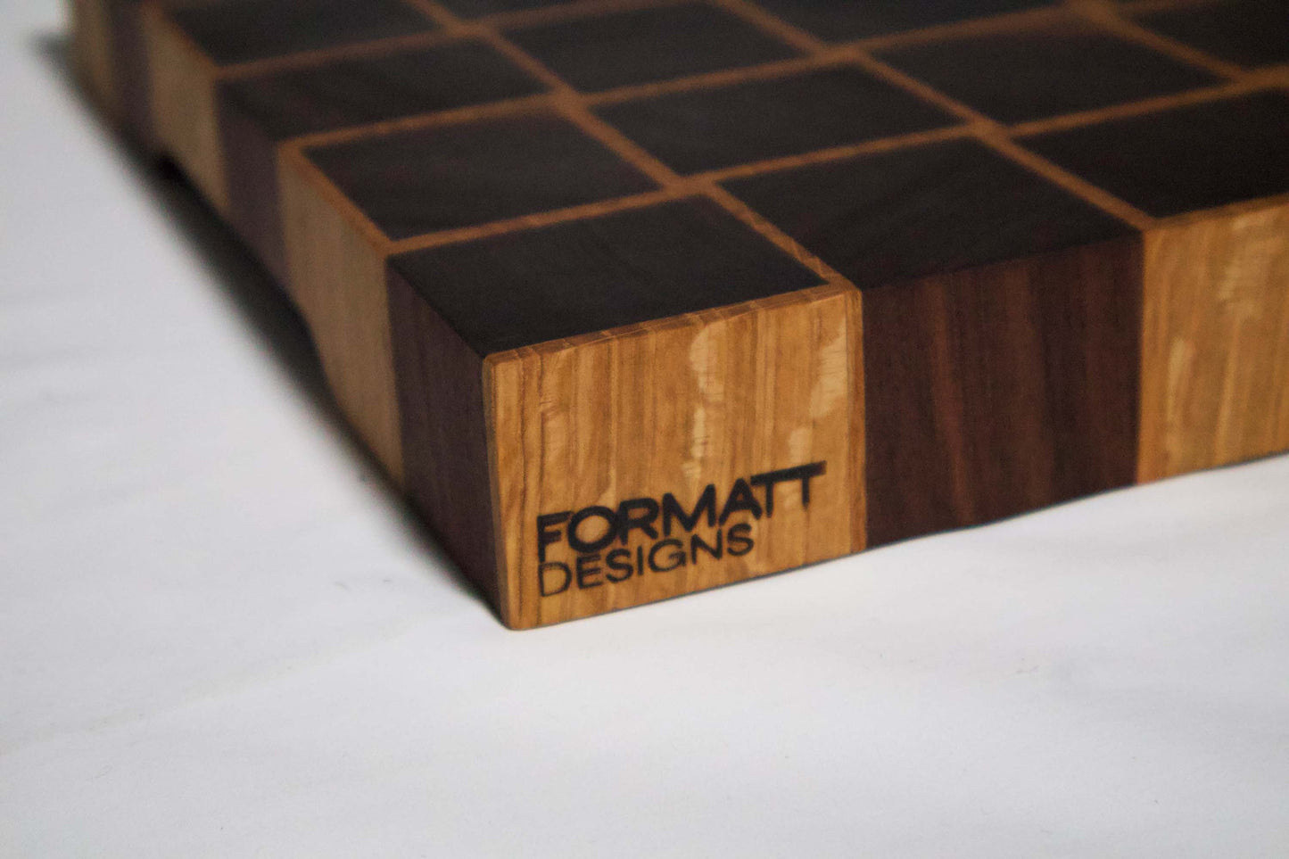 Walnut Basket Weave - Square