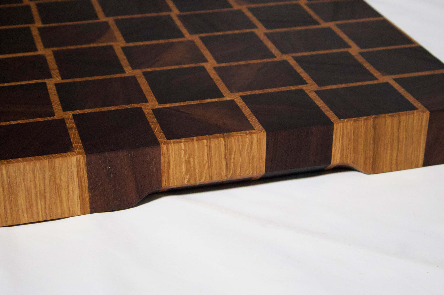 Walnut Basket Weave - Square